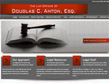 Tablet Screenshot of douglasanton.com